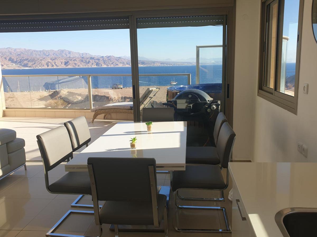 Luxury Exclusive Top Class Apartment On The Sea With Best Sea View And Jacuzzi רק למשפחות !!!! エイラート エクステリア 写真